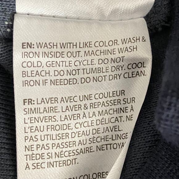 Quiksilver Pullover Hoodie Long Sleeve Men's Small Drawstring Blue Stripe NEW - Picture 10 of 13